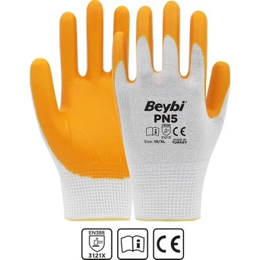 Pn5 Nitril Naylon Eldiven No:9 10'lu Paket ürün görseli