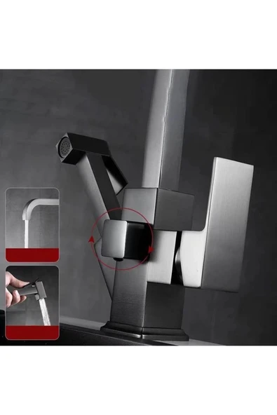 OEM Mutfak Evye Bataryası Antrasit Gri Fiskiyeli Yeni Tasarım 5 Yıl Garantili - Resim 3