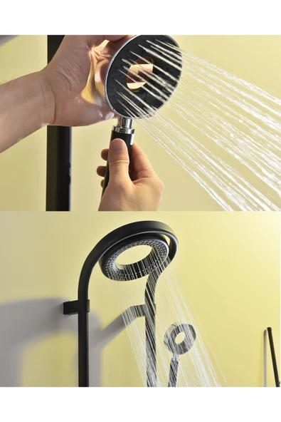 OEM Dijital Led Ekran Ve Termostatlı Robot Duş Seti Lüx Şelale Yağmur Duş Sistemi 7 Yıl Garantili İthal - Resim 4