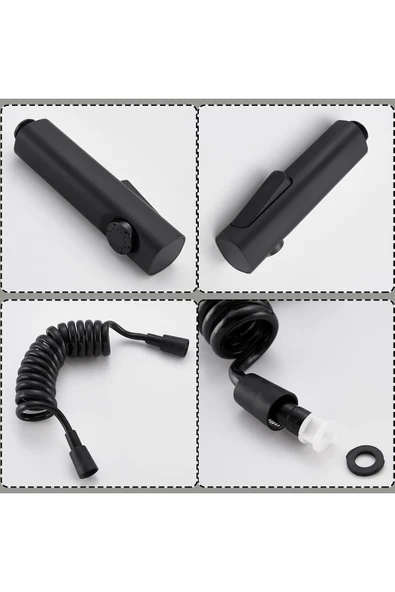 OEM Banyo Bide Basınçlı Püskürtücü Taharet Musluğu Klozet Hortumu - Resim 6