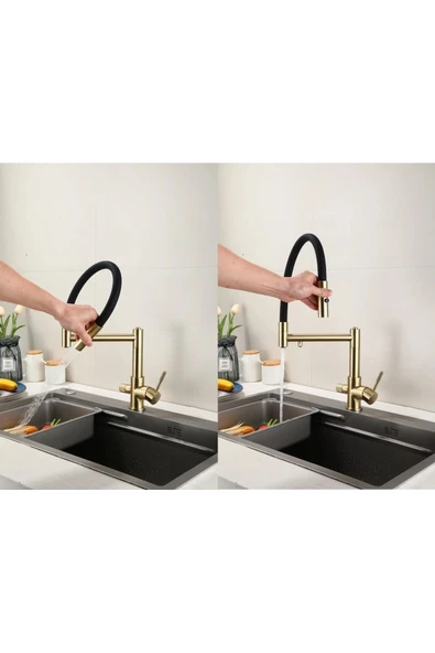 OEM Mutfak Evye Bataryası Dual Flow Su Arıtma Çıkışlı Mıknatızlı Spiral 2 Akış Mod 7 Yıl Garantili Ithal - Resim 8