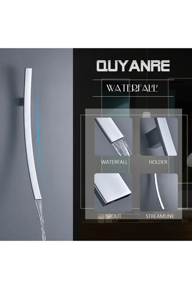 OEM Banyo Lavabo Bataryası Ankastre Yeni Model Krom Renk İthal 7 Yıl Garantili - Resim 3