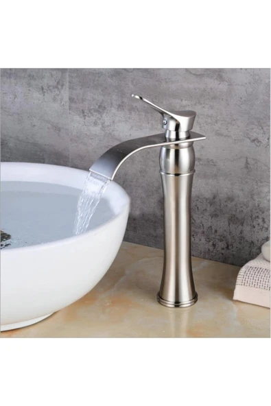 OEM Banyo Çanak Lavabo Bataryası Mat Krom Nikel Yeni Model 5 Yıl Garantili ürün görseli