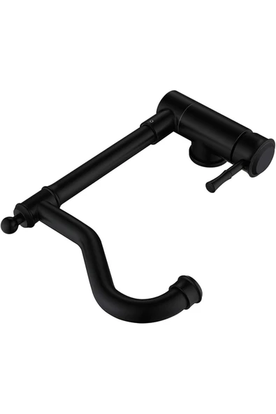 OEM Mutfak Pencere Önü Katlanır Evye Bataryası Rustik Yeni Model Mat Siyah 7 Yıl Garantili Ithal - Resim 7