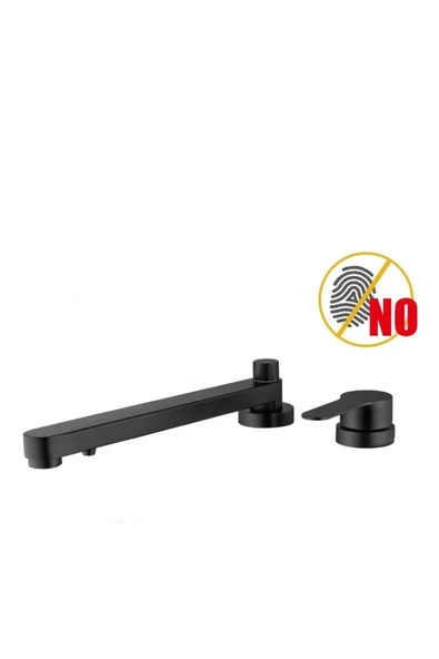 OEM Mutfak Evye Bataryası Pencere Önü Dual Flow Arıtma Çıkışlı Asansörlü Yeni Sistem Mat Siyah Ithal - Resim 2