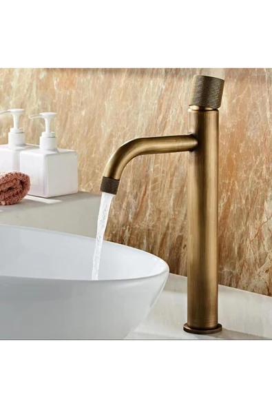 OEM Banyo Çanak Lavabo Bataryası Antik Renk Yeni Model 7 Yıl Garantili Ithal ürün görseli