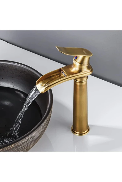 OEM Banyo Çanak Lavabo Bataryası Antik Renk Yeni Tarz Model 7 Yıl Garantili Ithal - Resim 3