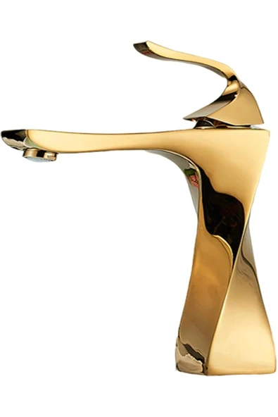 OEM Banyo Lavabo Bataryası Gold Altın Dore Renk 7 Yıl Garantili İthal Yeni Tasarım. - Resim 8