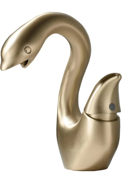 OEM Banyo Lavabo Bataryası Kuğu Model Antik Renk Yeni Ürün Ithal 7 Yıl Garantili İthal - Resim 5