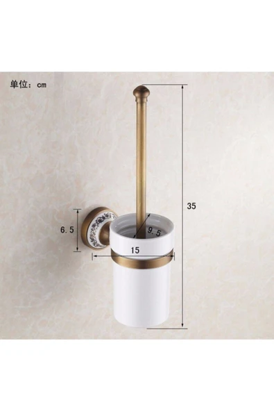 OEM Banyo Antik Tuvalet Fırçası Yeni Model 5 Yıl Garantili - Resim 2