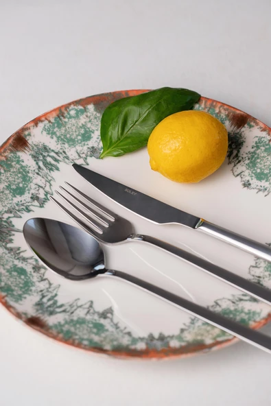 Soley | ARMA | 6 kişilik 18 Parça Çatal Kaşık Bıçak Takımı