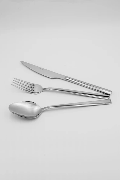 Soley | ARMA | 6 kişilik 18 Parça Çatal Kaşık Bıçak Takımı - 2