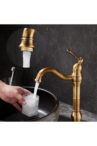 OEM Banyo Çanak Lavabo Bataryası Antik Modeli Yeni Tasarım Ürünü 5 Yıl Garantili - Resim 7