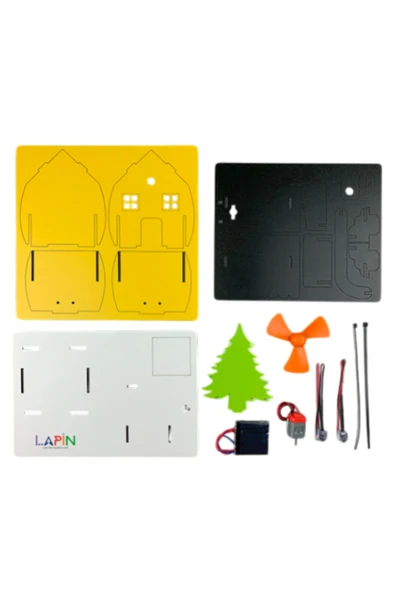 Lapin Deney Atölyesi Ekolojik Ev – Kendin Yap DIY Deney Bilim Seti - Resim 3