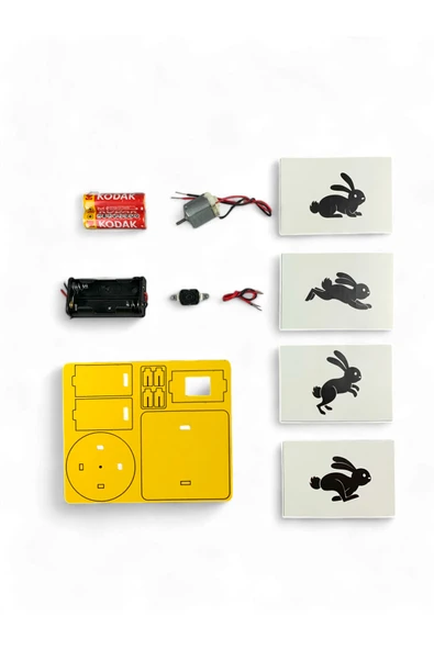 Lapin Deney Atölyesi Kendi Çizgi Filmimi Yapıyorum  -  Kendin Yap Stem Bilim ve Deney Seti - DIY Montessori Eğitim - Resim 2