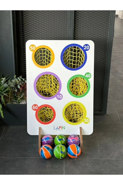 Lapin Deney Atölyesi Top Atma – Hedef Atış Oyunu, Ofis/Okul Ortak Alanlar için Oyunlar