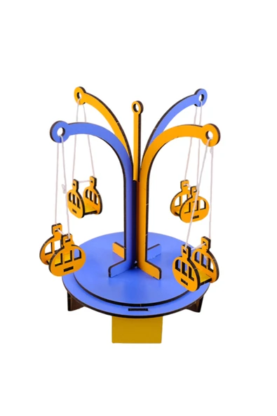 Lapin Deney Atölyesi Dönme Dolap - Kendin Yap Stem Bilim ve Deney Seti - DIY Montessori Eğitim - Maker Set