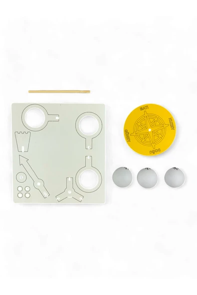 Lapin Deney Atölyesi Anemometre – Kendin Yap Stem Bilim ve Deney Seti - DIY Montessori Eğitim - Maker Set - 2