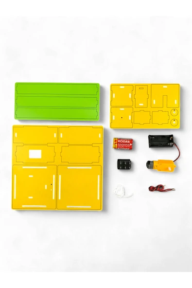 Lapin Deney Atölyesi Asansör – Kendin Yap Stem Bilim ve Deney Seti - DIY Montessori Eğitim - Maker Set - 2