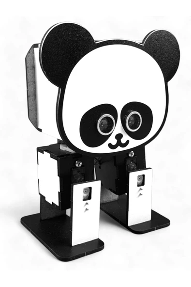 Lapin Deney Atölyesi LAPİNOTTO Özel Tasarım Ahşap STEM Robot Yap Bluetooth Destekli DIY Kendin Yap Robot Otto Robot - 3