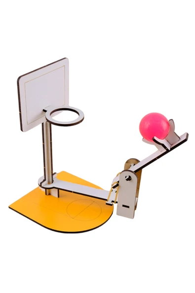Lapin Deney Atölyesi Mini Basket -  Kendin Yap Stem Bilim ve Deney Seti - DIY Montessori Eğitim - Maker Set - 1