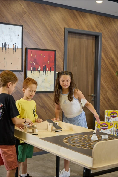 Lapin Deney Atölyesi Badminton – Masa Oyunu, Ofis/Okul Ortak Alanlar için Oyunlar - Resim 2