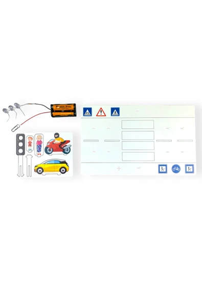 Lapin Deney Atölyesi Trafik Işıkları – Kendin Yap DIY Deney Bilim Seti - 2