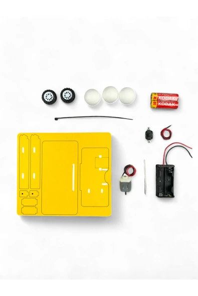 Lapin Deney Atölyesi Top Fırlatma -  Kendin Yap Stem Bilim ve Deney Seti - DIY Montessori Eğitim - Maker Set - 2