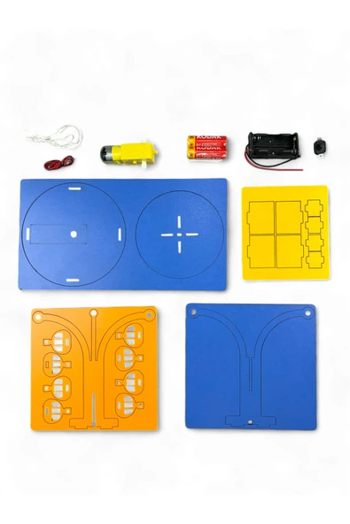 Lapin Deney Atölyesi Dönme Dolap - Kendin Yap Stem Bilim ve Deney Seti - DIY Montessori Eğitim - Maker Set - 2