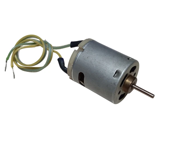 30cm Kablo Lehimli 12V DC Motor Hobi Oyuncak Elektrik Deney Motoru - 1