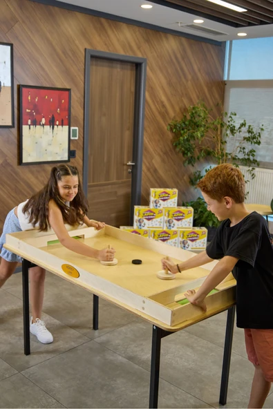 Lapin Deney Atölyesi Havalı Hokey – Masa Oyunu, Ofis/Okul Ortak Alanlar için Oyunlar - 4