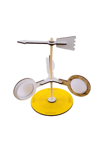 Lapin Deney Atölyesi Anemometre – Kendin Yap Stem Bilim ve Deney Seti - DIY Montessori Eğitim - Maker Set - 1