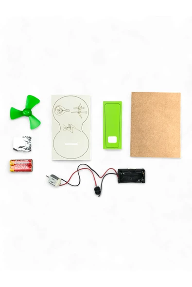 Lapin Deney Atölyesi Çılgın Pervane– Kendin Yap Stem Bilim ve Deney Seti - DIY Montessori Eğitim - Maker Set - Resim 2