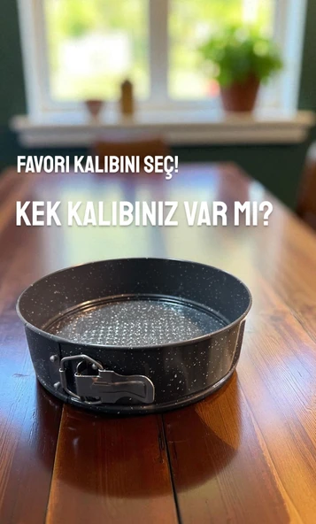 Yuvarlak kelepçeli kek kalıbı 28 cm. büyük boy ürün görseli