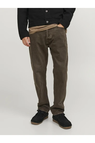 Jack & Jones Erkek Kahverengi Pantolon 12246401 - Resim 2
