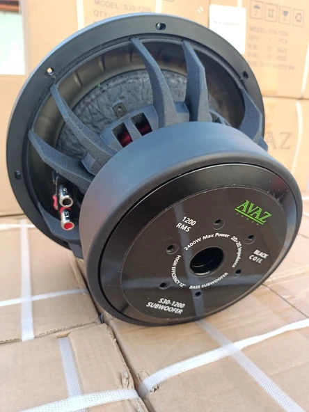 30 cm 1200 Rms 2400 W Bas Subwoofer AVAZ - 2