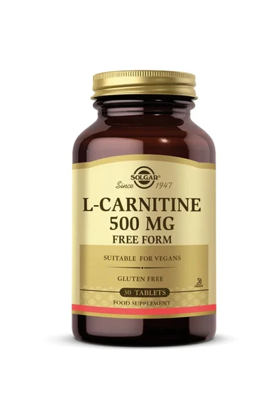 Solgar L-Carnitine 500 Mg 30 Tablet ürün görseli 1