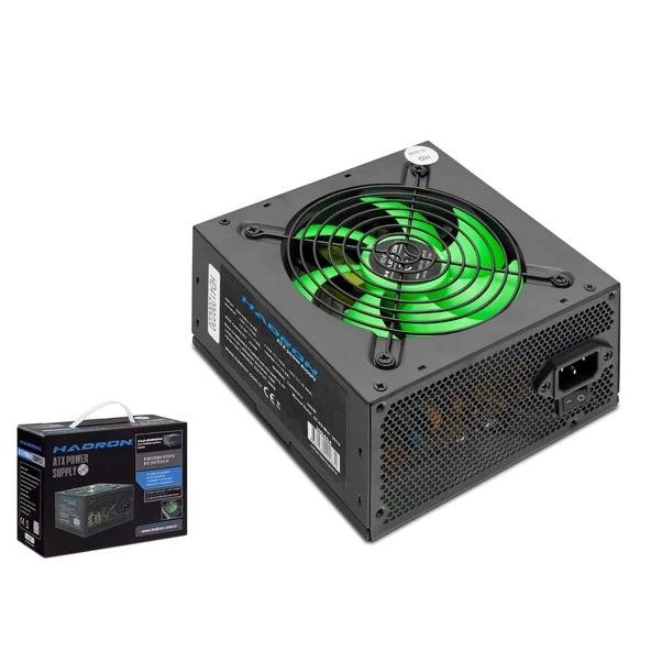 Hadron HD404 1x4+4 12V + 2x6+2 PCI-E + 1x3 PCI-E + 2xIDE + 4xSATA 12cm Fanlı 300w ATX Güç Kaynağı - Siyah ürün görseli 1