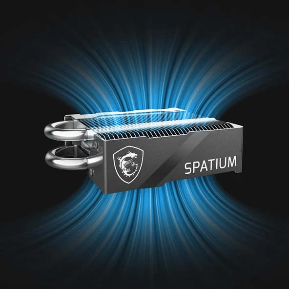 MSI SSD SPATIUM M580 PCIE 5.0 NVME M.2 2TB FROZR - 1