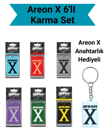 Areon X 6'li Süper Karma Set ürün görseli