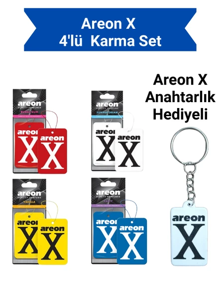 Areon X 4'lü Süper Karma Set ürün görseli