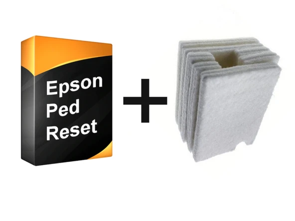 Epson L1210 Yazıcı Için Atık Mürekkep Pedi ve Reset Programı Keçe + Program ürün görseli 1