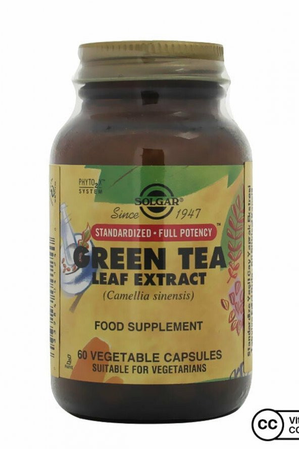 Solgar Green Tea 60 Kapsül