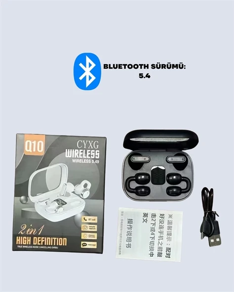 Q10 Bluetooth Kulaklık - Resim 5