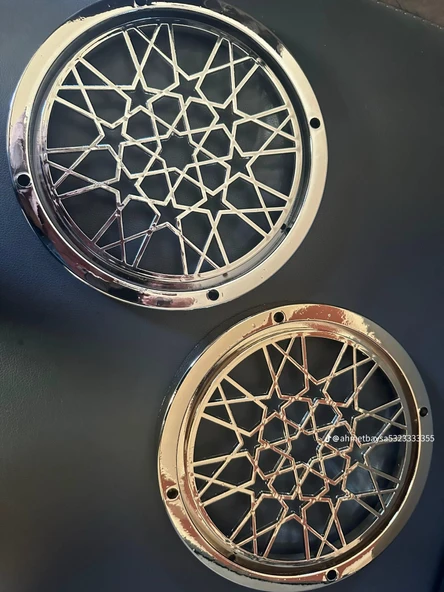 Led Işıklı Hoparlör Kapağı Seti 16 cm 4 adet - Resim 2