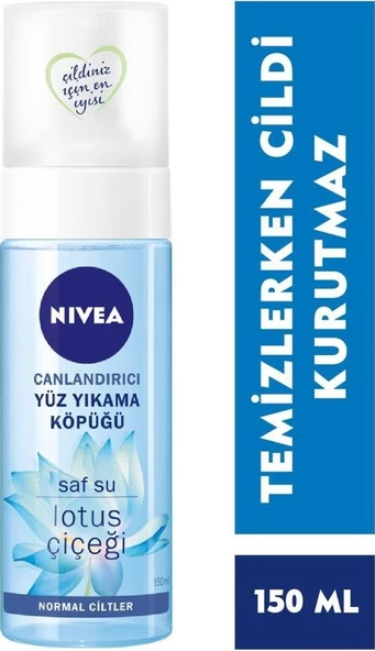 Nivea canlandırıcı yüz temizleme köpüğü lotus çiçeği özü - 2