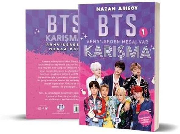 Army'lerden Mesaj Var   BTS Cilt 1   Kokulu Kitap   Poster - 1
