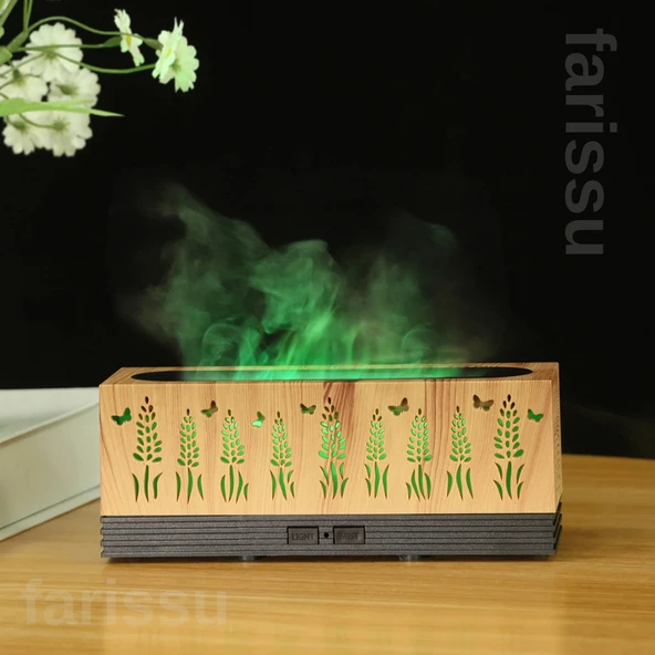 Alev Efektli Hava Nemlendirici ve Aroma Difüzör - 2