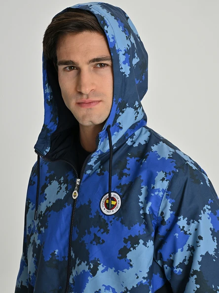 Fenerbahçe S.K. 25/26 Tribün Kamuflaj Yağmurluk Antrenman Jacket Eşofman Üstü Erkek Ceket - Resim 5