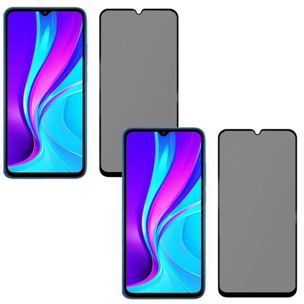 Samsung Galaxy A70 Uyumlu Tam Kaplayan Gizlilik Filtreli Mat Seramik Hayalet Ekran Koruyucu x2